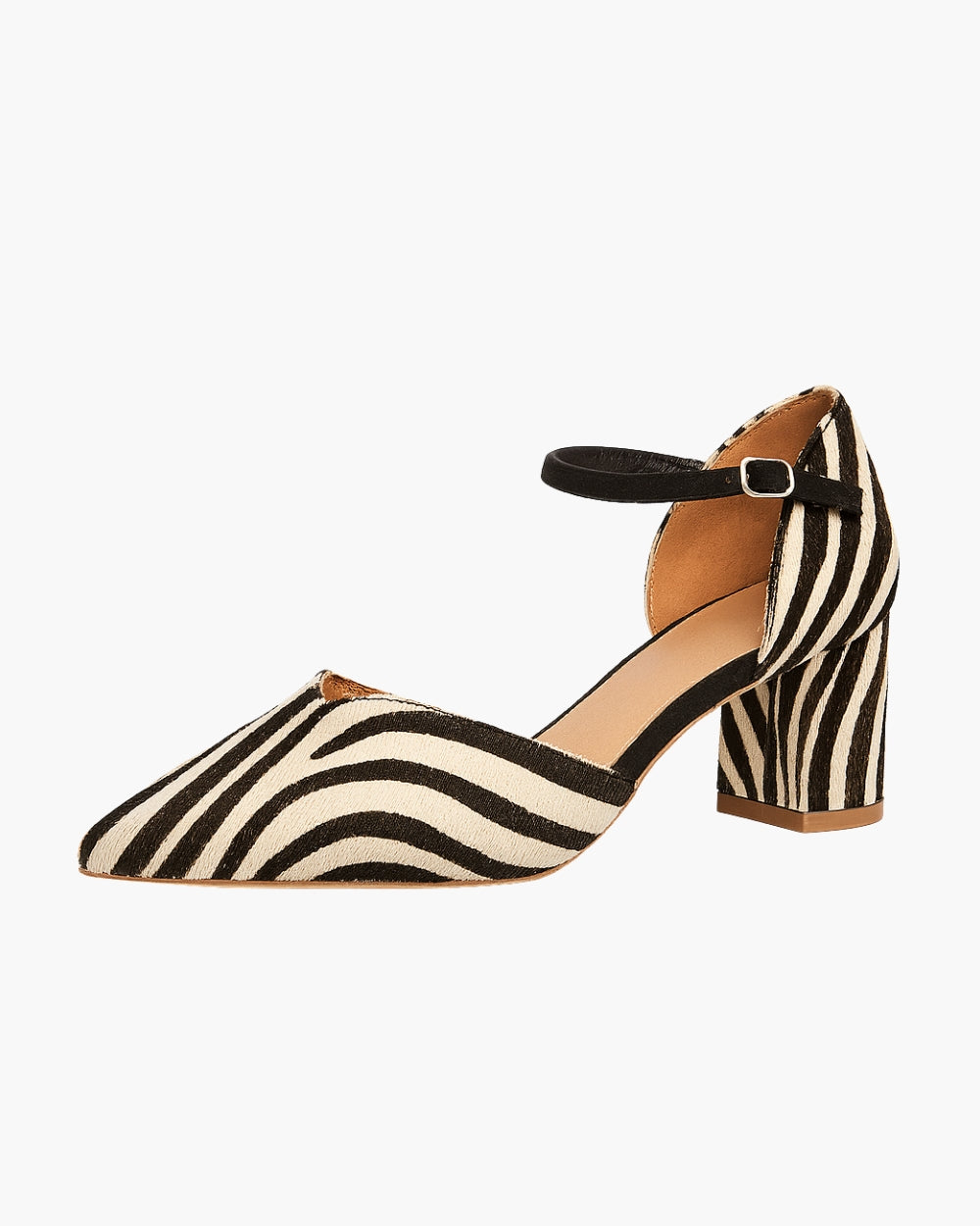 Tovira – Puntige Sandalen met Blokhak