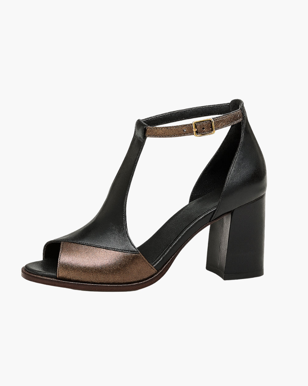 Ursiva – Sandalen met brede hak