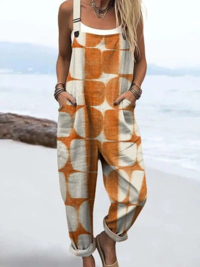 Solea - Casual Vintage Jumpsuit