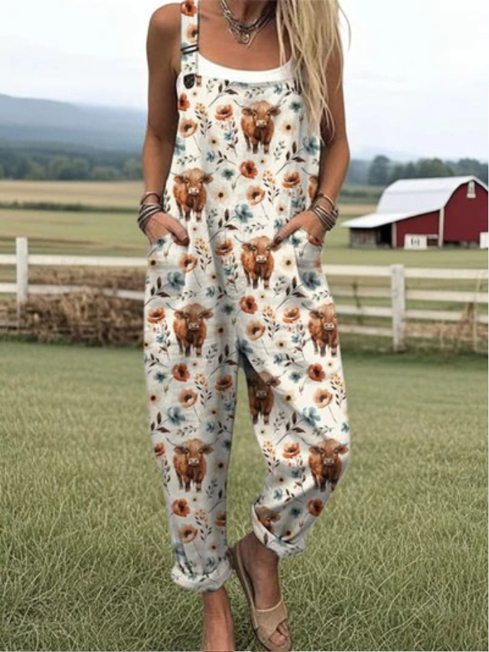 Melany - Vintage Lente Jumpsuit