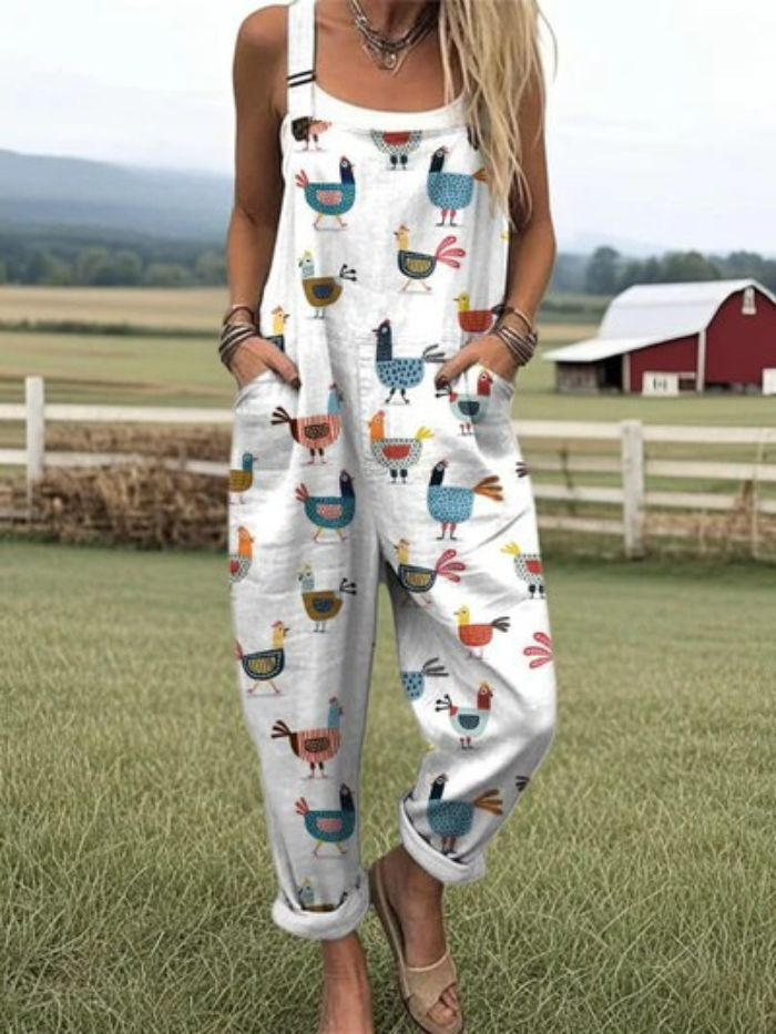 Anita - Vintage Lente Jumpsuit