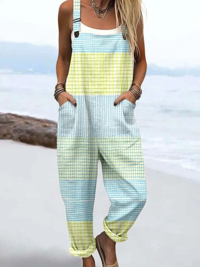 Elly - Lichtgewicht Vintage Jumpsuit