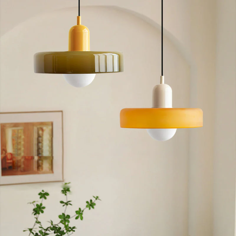 Glarefusion Moderne Bauhaus Glazen LED Hanglamp