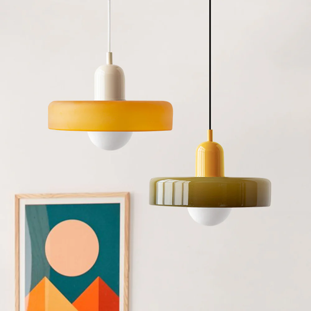 Glarefusion Moderne Bauhaus Glazen LED Hanglamp