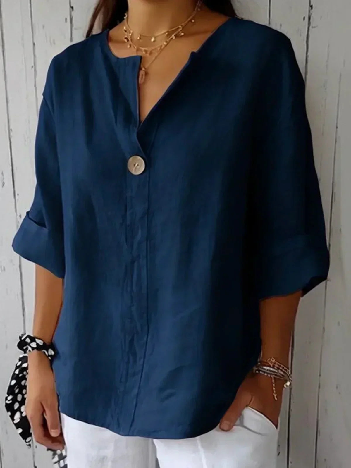 Jessa - Casual V-Hals blouse
