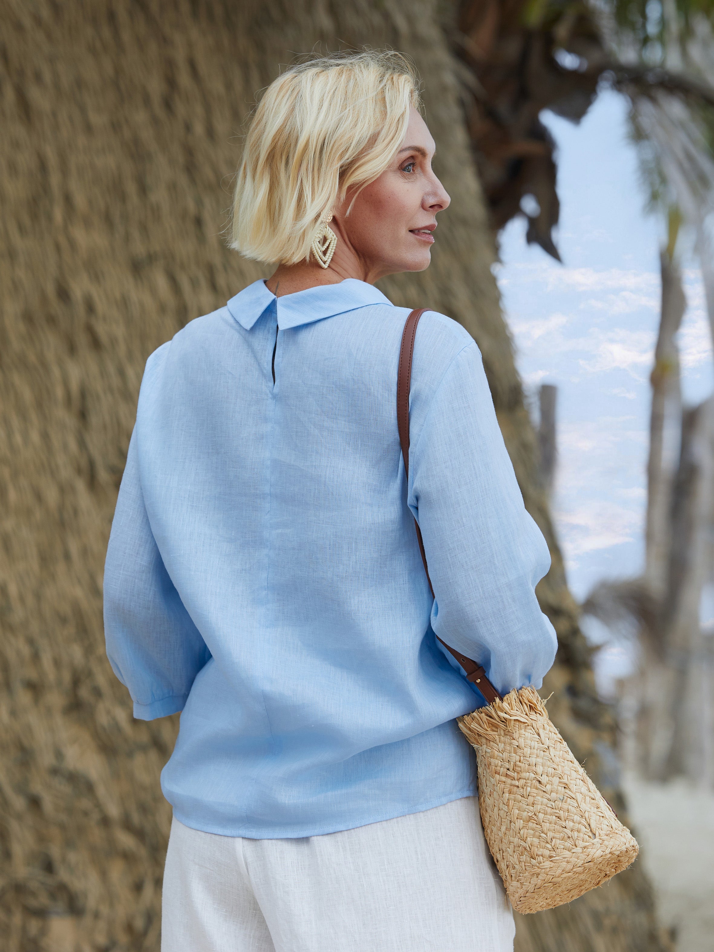 Grace | Klassieke Blouse met Lange Mouwen voor Alledaagse Elegantie