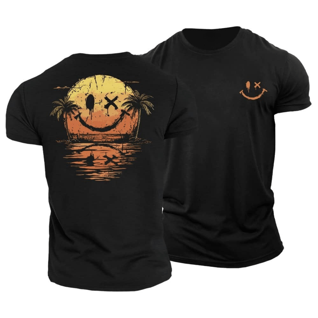 Daan - Luchtig T-Shirt met Zeeprint
