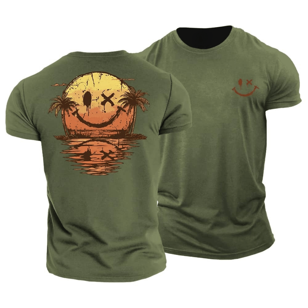 Daan - Luchtig T-Shirt met Zeeprint