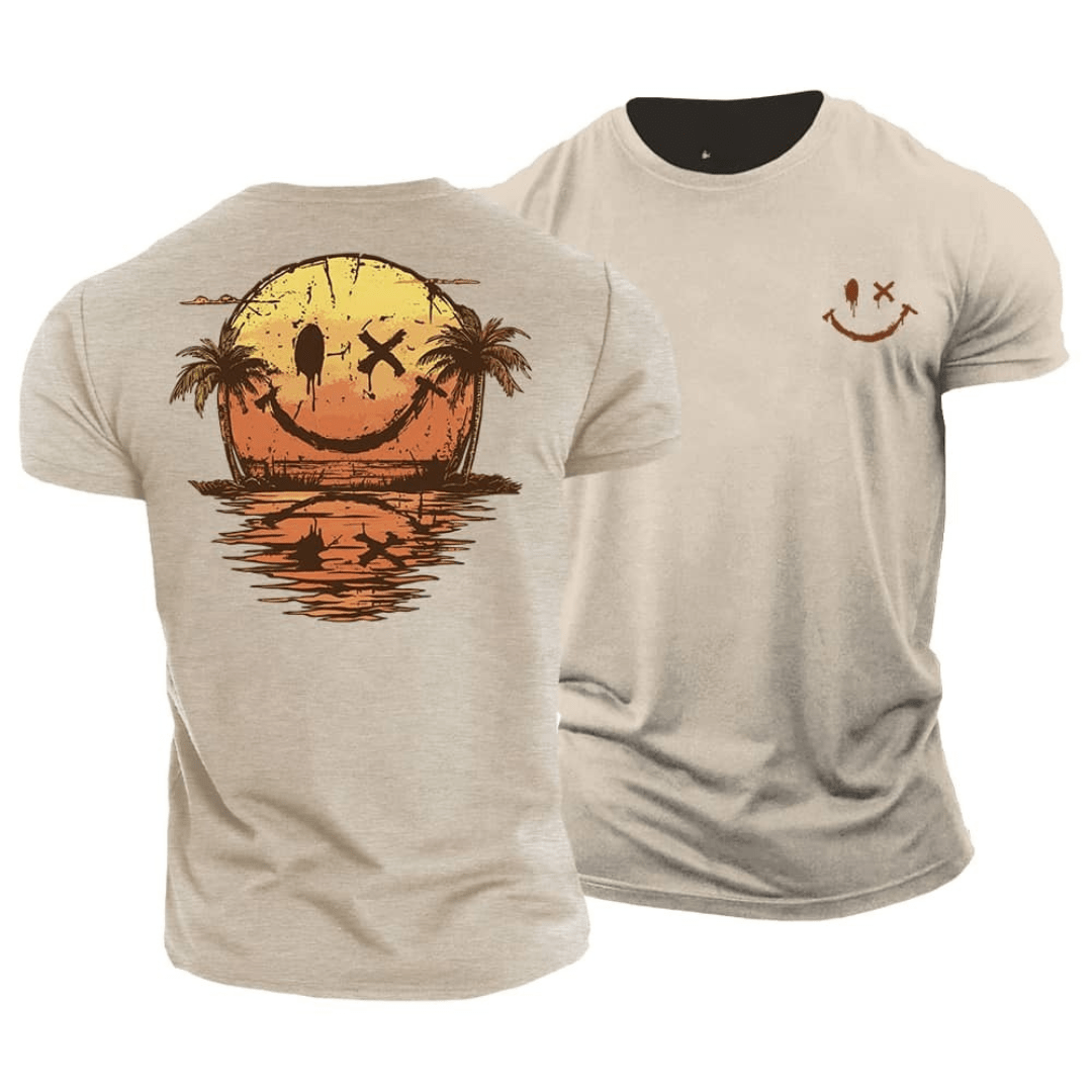 Daan - Luchtig T-Shirt met Zeeprint