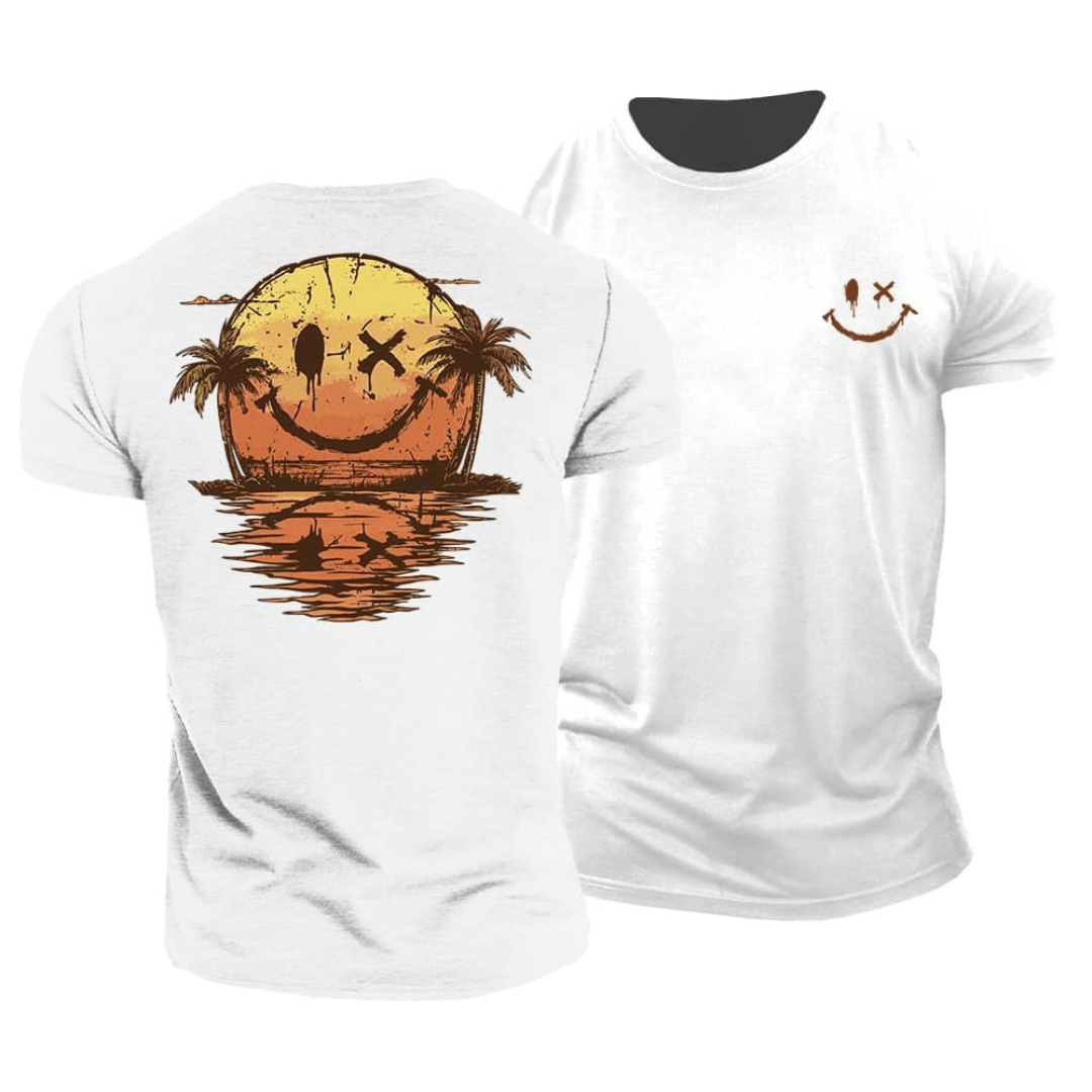 Daan - Luchtig T-Shirt met Zeeprint