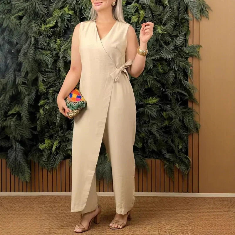 Inès | Elegante Jumpsuit met V-hals