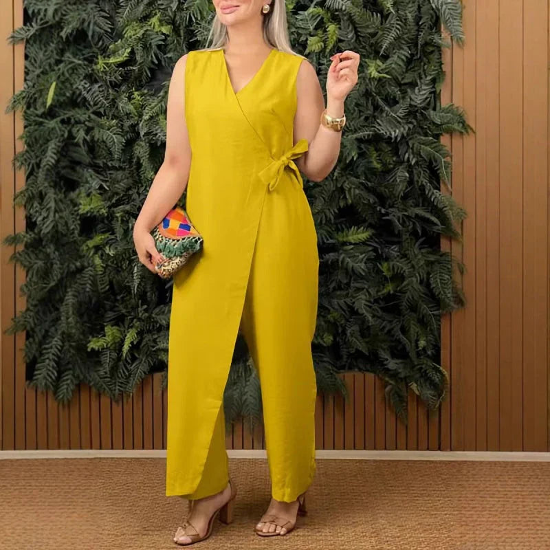 Inès | Elegante Jumpsuit met V-hals